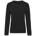 Dames Sweater Kariban BIO raglanmouwen Zwart